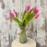 Tulip Vase Pink - Mother's Day Arrangement