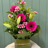 Pink Lily & Gerb Box  - Today's Fresh Flowers
