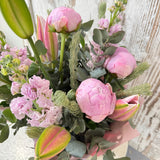 Peony Hat Box - Mother's Day Arrangement