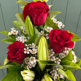 Lily & Rose Arrangement - Today's Fresh Designs