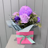Purple Rose Arrangement - Today's Fresh Flowers