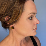 Tortoise Shell Round Studs