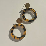Charlie Gold and Tortoise Shell Earrings