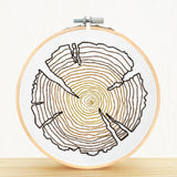 Tree Rings - Full Embroidery