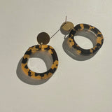 Charlie Gold and Tortoise Shell Earrings