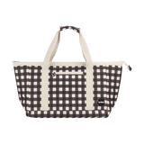 Tote Bag Black Check