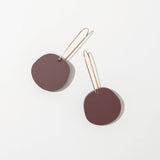 Dangle Earrings - Burgundy