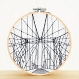 Brooklyn Bridge, New York City - Full Embroidery