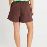Quinn Cotton Short Chocolate